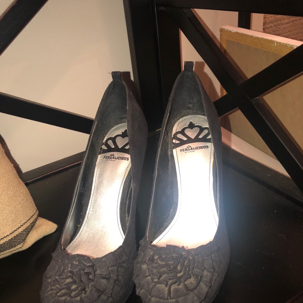 Fergalicious Black 3” Heels